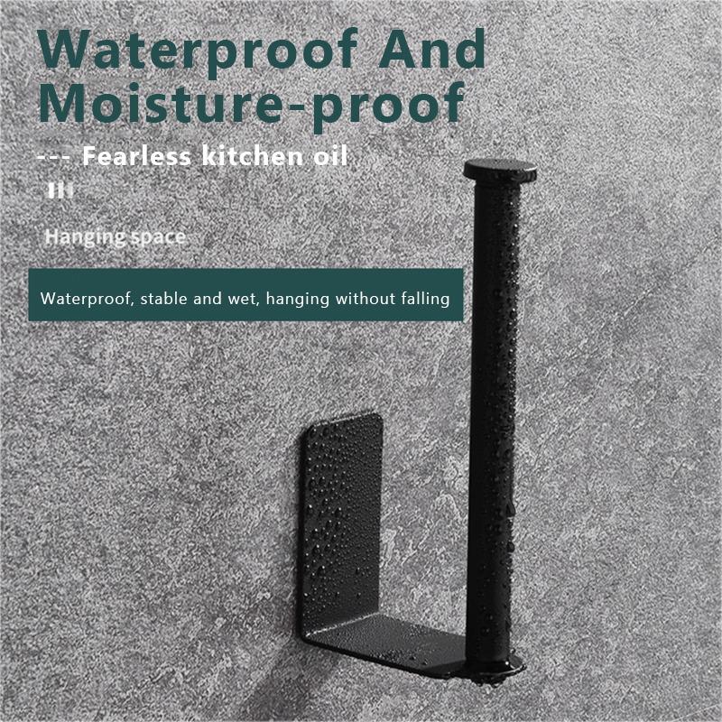 1-3pcs Kitchen Toilet Paper Holder Tissue Holder Hanging Bathroom Toilet Paper Holders Roll Paper Holder Towel Rack Storage Rack