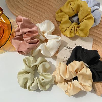Coletero de seda elástico hecho a mano para mujer, banda para el cabello Multicolor, soporte para cola de caballo, diadema, accesorios para el cabello