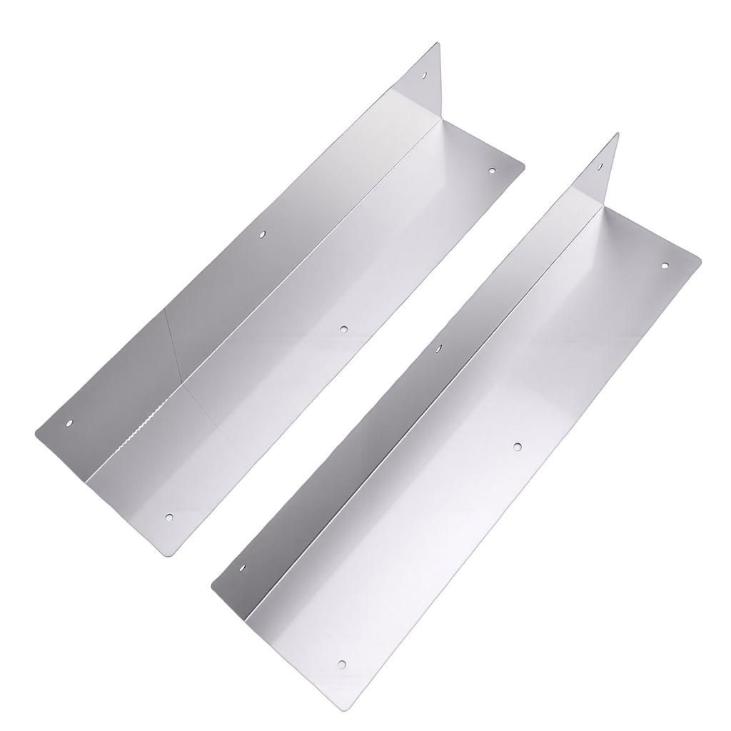 2pcs Stainless Steel Corner Guards Siding Corner Guards Protector 89 Degree Angle Weed Whacking Protection for Outside