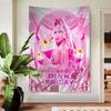 Beliebte Rapperin Sängerin N-nicki Minaj Wandteppich Kunstdruck Japanischer Wandteppich Anime Wandbehang Heimdekoration