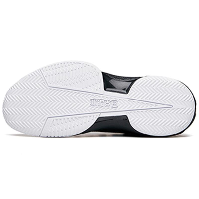 Anta Attack 3 Anti-Slip Wear-Resistant High-Top Basketball Shoes Men's Black Sneakers 112131609-5