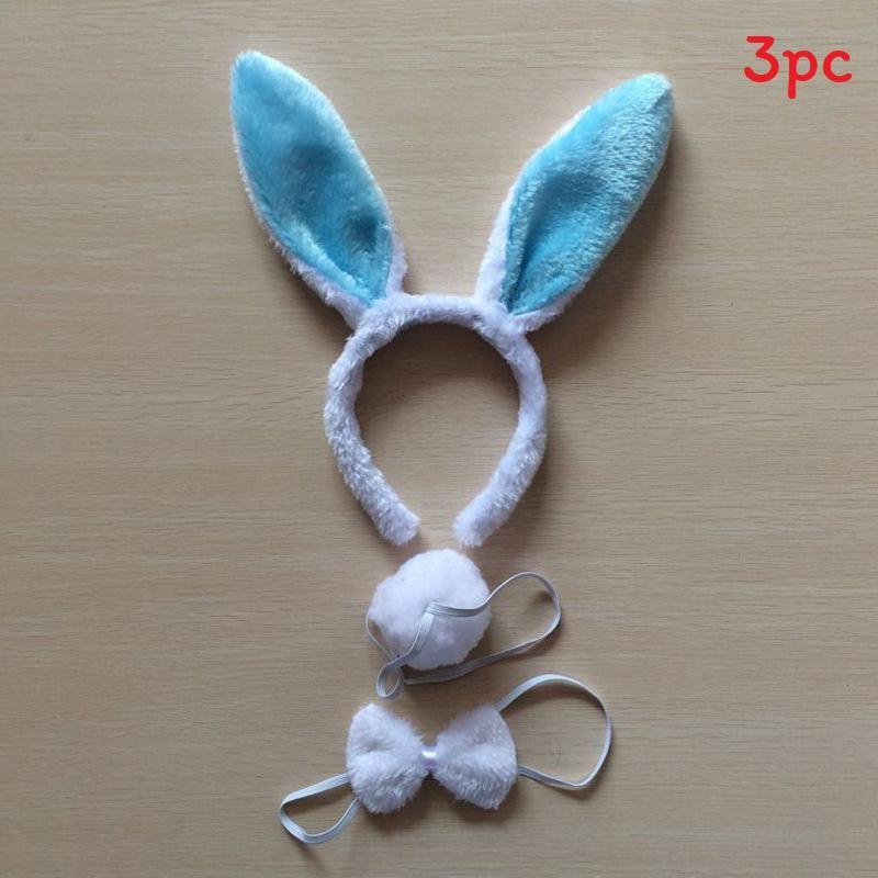 Halloween Animal Tiger Headpiece With Red Horns Demon Headband Cosplay For
