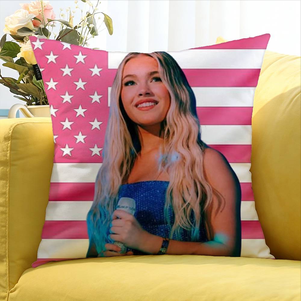 F-Freya S-Kye Singer Various Sizes Square Pillow Case For Car Home Bedchamber Decor