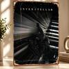 Interstellar Movie Astronaut Personalized D Textured Metal Poster Wall Art Tinplate Sign for Decoration Room Decor Luxury Home