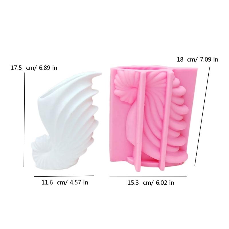 Conch Shaped Silicones Molds Sea Snail Shaped Resins Molds for Making Flower Vase Table Decorations Christmas Gift