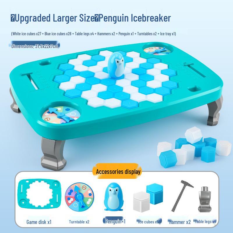 Douyin-Inspired Children's Penguin Strike Tabletop Game