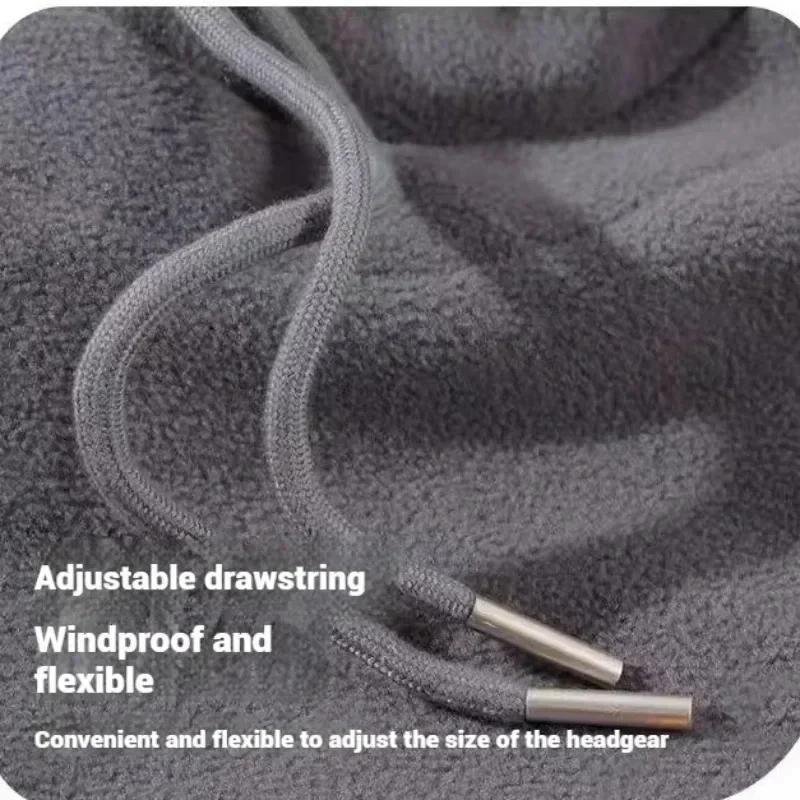 Winter Motorcycle Windproof Hat Cycling Mask Integrated Set For Bicycles Motorcycles Thermal Hats Thickened Thermal