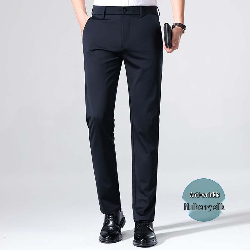 Men's Non-Iron Business & Casual Straight-Leg Pants
