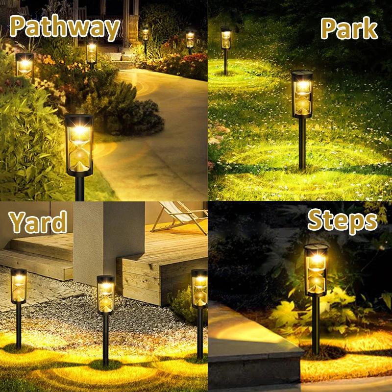 Solar lawn led Lights Garden Lamp Solar Powered Waterproof Landscape Lighting for Path Yard Backyard Lawn Patio Decorative