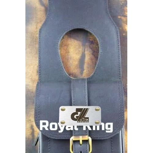 BLACK "TANK STRAP BAG " FIT FOR ROYAL ENFIELD Old Classic 350/500