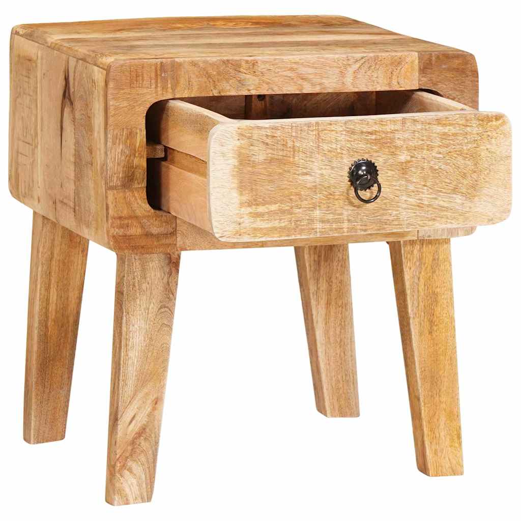 Side Table Brown 40 x 32 x 46 cm Solid Mango Wood