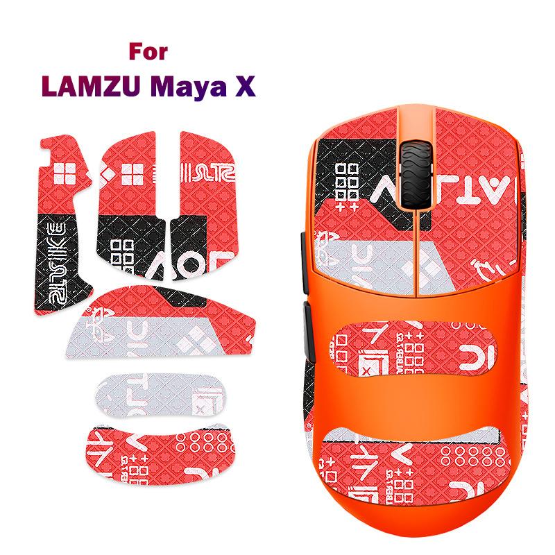 Anti-Slip Mouse Grip Tape Skate Suck Sweat Sticker For Lamzu Maya X Gaming Mouse For Computer E-Sports Gamer
