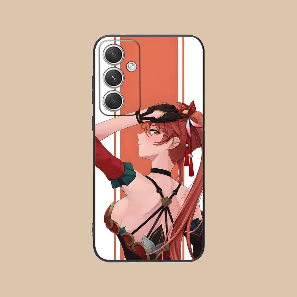 HSR Guinaifen Matte TPU Mobile Phone Case for Samsung Galaxy S26 S25 S24 S23 S22 S21 S20 Note20 Plus FE Ultra Colorful Cover