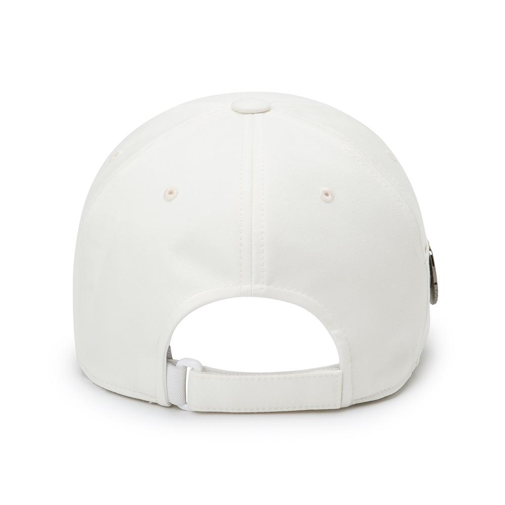 MALBON GOLF New Side Panel Ball Marker Ball Cap Ivory