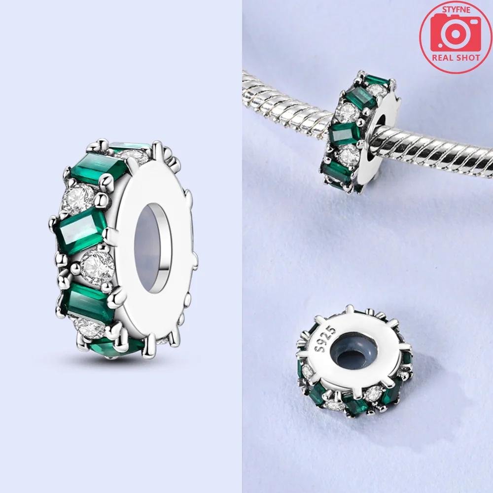 DIY Grüne Serie Baum Charm Kaktus Avocado Anhänger Kupferperlen Passend für Original Armreif Charms Armband Damenschmuck