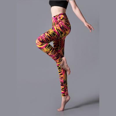 Women Floral Printed Leggings Girl Fashion Soft Cropped Trousers High Elasticity Skinny Casual Legging Pants