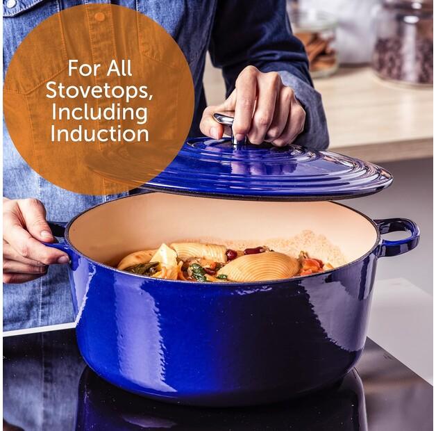Жаровня BK Cookware Бургундская 28 см королевский синий (H6074.528)