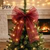 Chic Mesh Bows for Home Atmosphere Tulle Bow Christmas Tree Decoration, Pre-tied Gauze Sturdy Ribbon Wreath Decor Xmas Tree, Wreath, Garland, Cabinet,