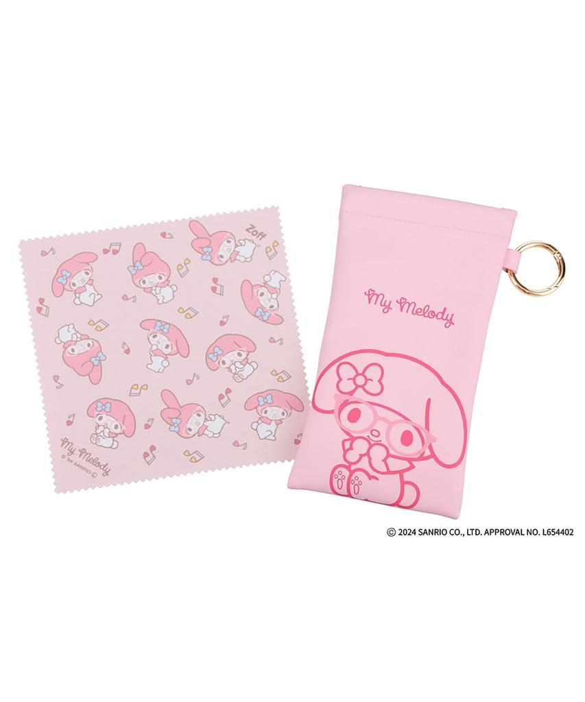 Glasses Eye Exam Fashion Prescription Lens Prescription and Cute and Sanrio Characters Brown [Zoff] Wellington-style Eyeglasses, Adjustment,