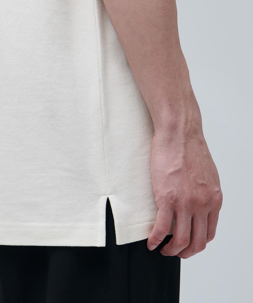 MUSINSA STANDARD Relaxed Fit Pique Polo Shirt [Cream]