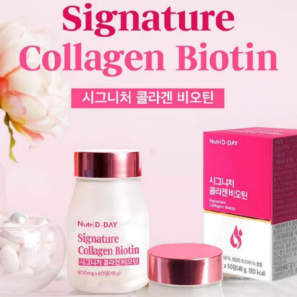 [Nutri d-day] Signature Kolagen Biotin 60 ks