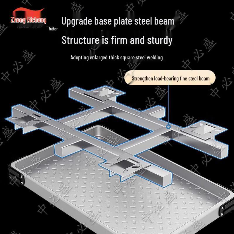 Heavy-Duty Folding Flatbed Hand Truck