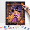 Disney Rapunzel Halloween Pumpkin Witch Oil Painting Art Kit Handmade Painting Diy Home Decoration