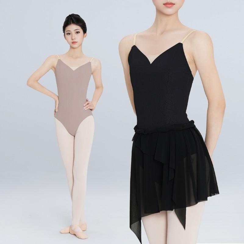 Womens Ballet Leotard With Built-in Bra Pad High-Cut Seamless Dancewear Gymnastics Yoga Training
