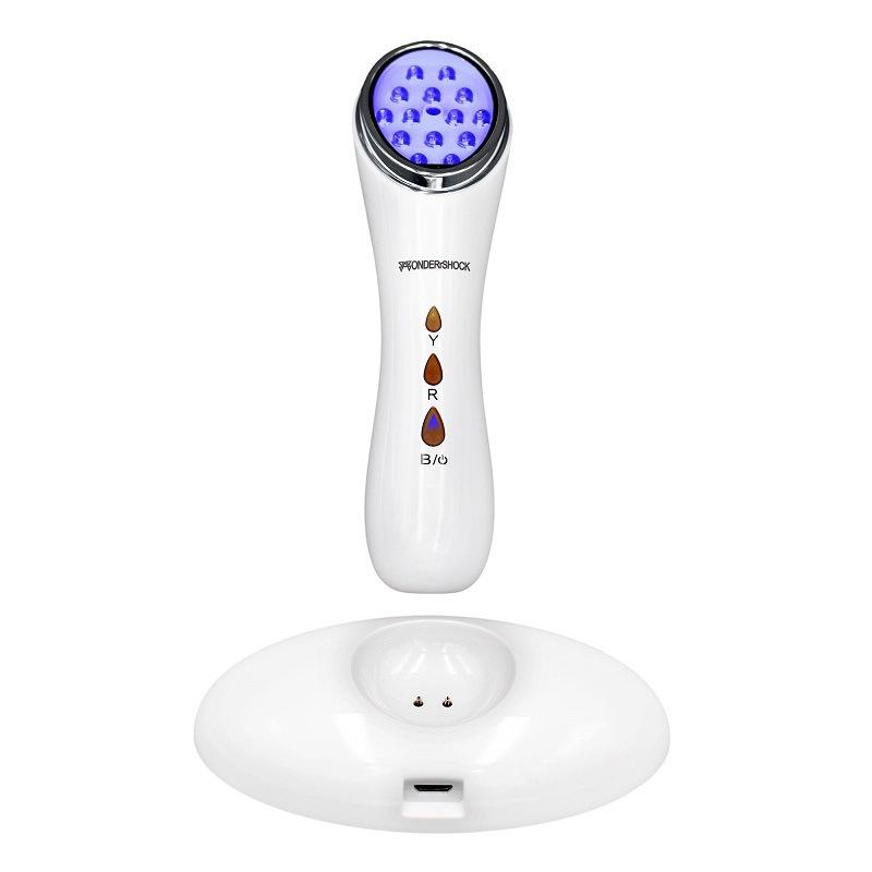 Color Light Beauty Instrument Red Blue Light Face Fading Doudou Skin Beauty Light Printing Beauty Hot Compress Photon Skin Rejuvenation Instrument
