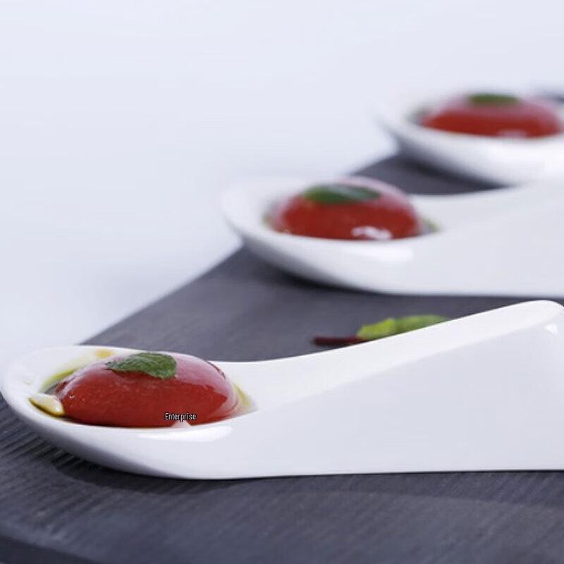 Eco-Friendly Disposable Artistic Dessert Spoons