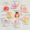 10Pcs New Cute Resin Cartoon Bees, Beetles, Butterflies, Snails Flat Back Scrapbooking DIY Jewelry Craft Decoration Accessories
