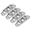 4PCS Stainless Steel Pulley Double Drive Low Noise Rollers Sliding Door Window Fittings