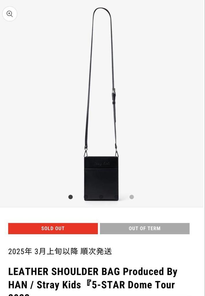 [USED] /Rare Stray Kids Han Ji-sung produced bag