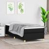 3144492 vidaXL Divan Bed with Mattress Black 90x200 Cm Fabric