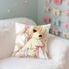 Cute Anime C-Chobits Kawaii Throw Pillow Covers Pattern Cushion Cover Suitable For Sofa Bedroom Car Pillow Cover