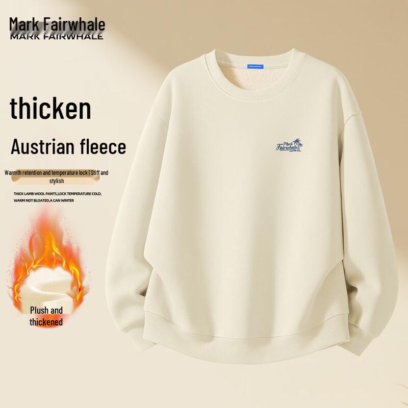 

Mark Fairwhale Men s Fleece-Lined Round Neck Sweatshirt 2XL (185)