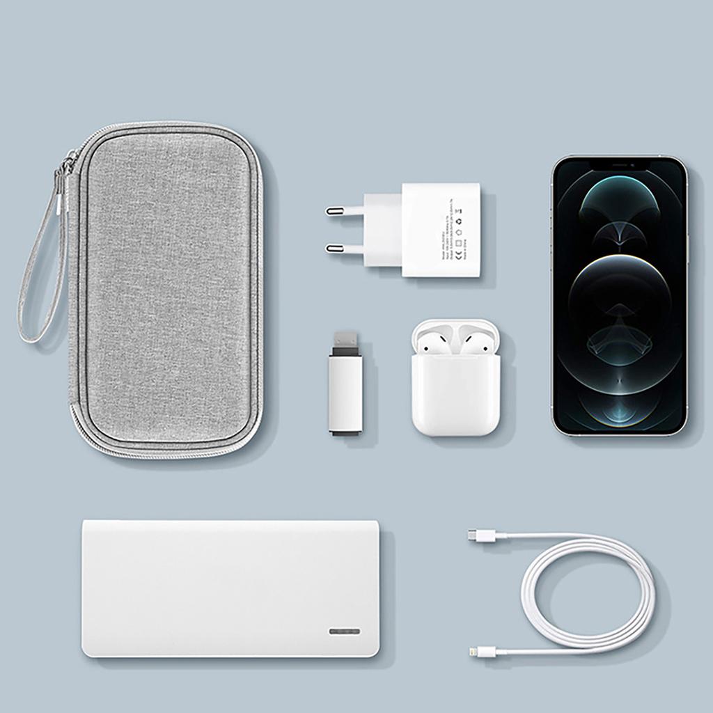 Oxford Stof Dubbele Laag Rits Opbergtas Reis Organizer Elektronische Accessoires Hoes Draagbare Opbergzak met Meerdere Compartimenten