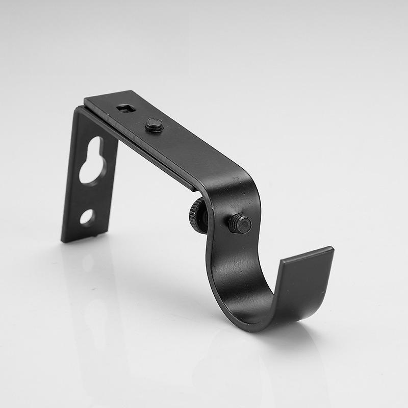 

Набор кронштейнов для карнизов, крючки, современный чёрный