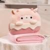 Plush Pillow Anime With Removable Blanket For Home Office Couch Gift Cushion