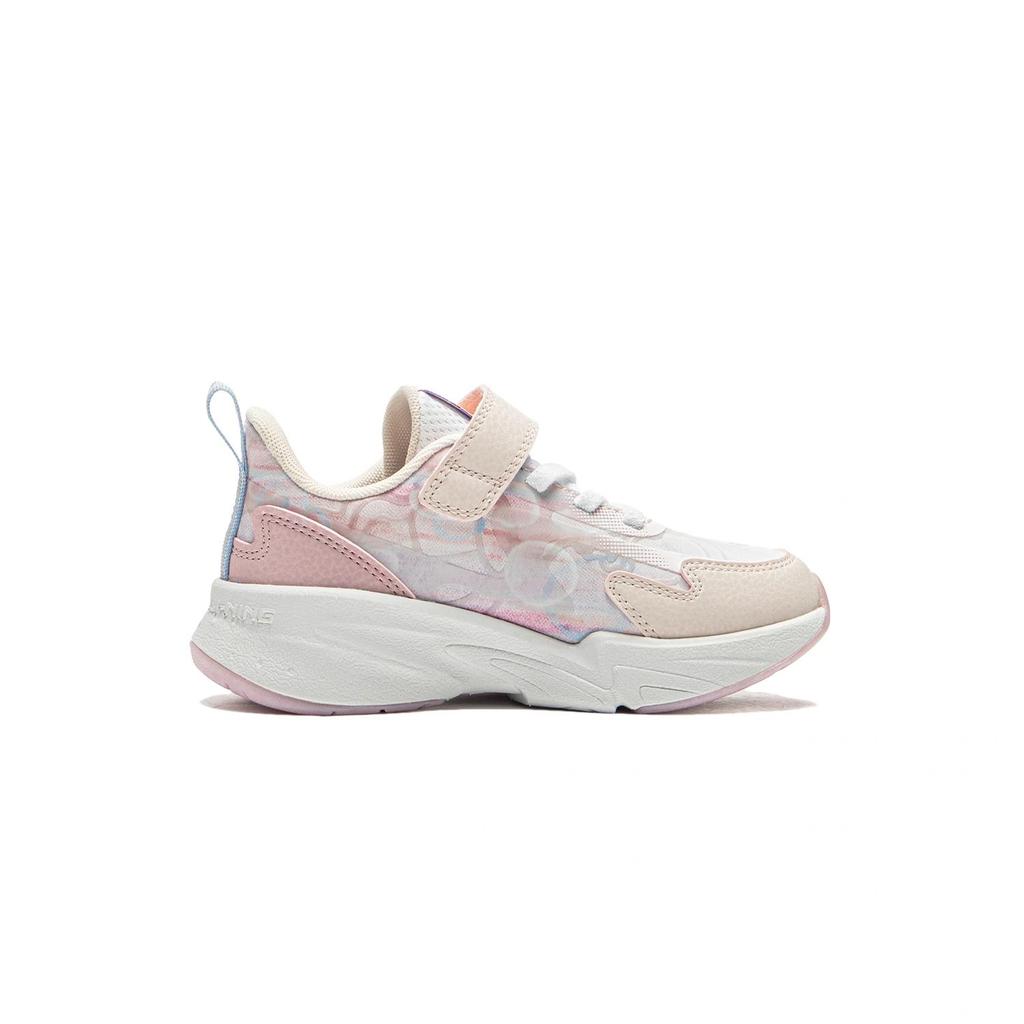 Li Ning Kids Night Elf 4 Sports Lifestyle Comfortable Lightweight Slip Resistant Shock Absorbing Durable Waterproof Low Top Outdoor Shoes YKNU072-12