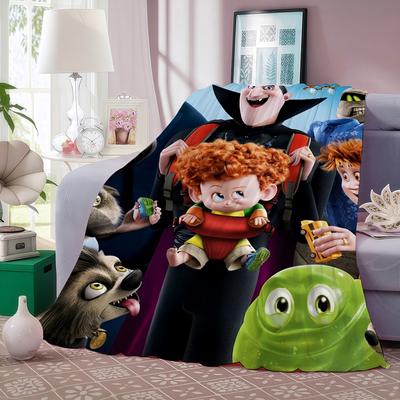 Movie H Hotel T Transylvania Blanket Soft and Skin Friendly For Couch Bed Napping Bedspread All Seasons Comforter