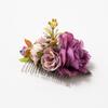 Bohemia Brides Wedding Flower Hair Comb Hairpin Bridesmaid Headdress Hair Combs Hair Accessories For Women Girls Floral Hairpins