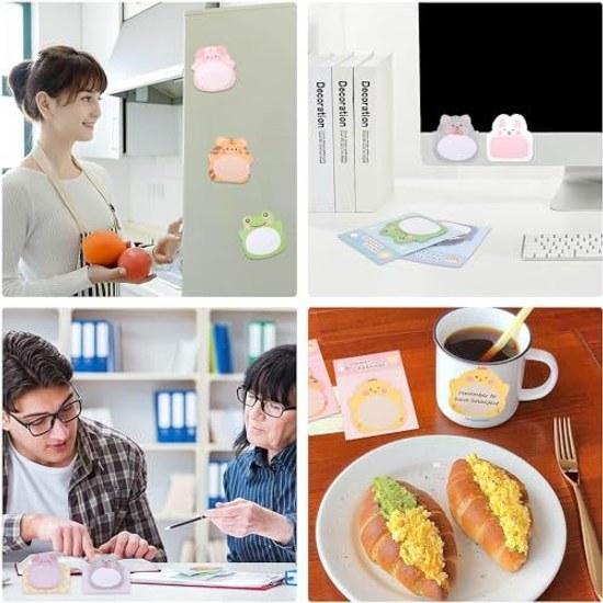 Sticky notes stationery cute memo information stickers adhesive type 8 types 16 books 320 sheets animal shapes bookmarks study work