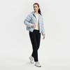 FILA Fitness Series Simple Fashion Casual Sports Warm Comfortable Versatile Short Thin Down Jacket Women outerwear Sky-Blue A11W541912FLB