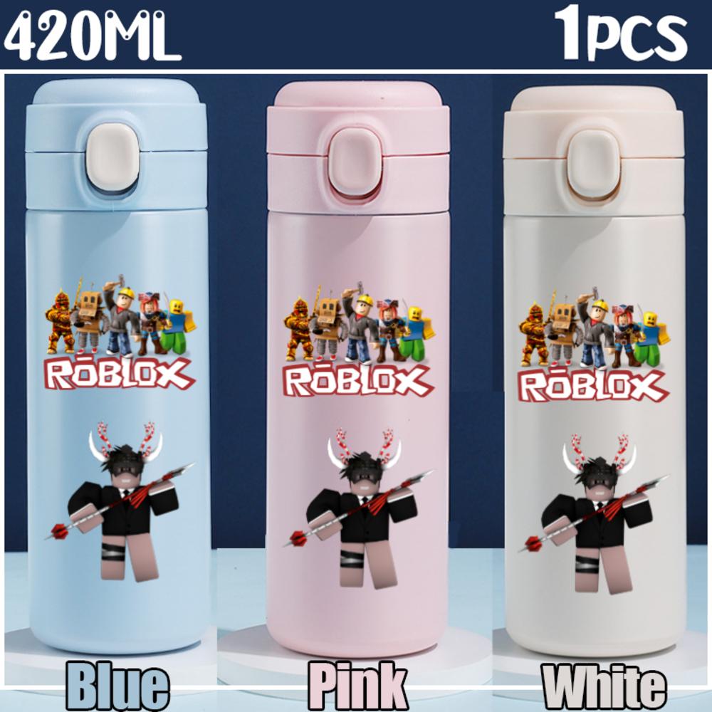 420ML Gourde Roblox Game Straight Drinking Cup Anime Water Bottle DynaBlocks 304 Stainless Steel Thermos Cup Holiday Gifts