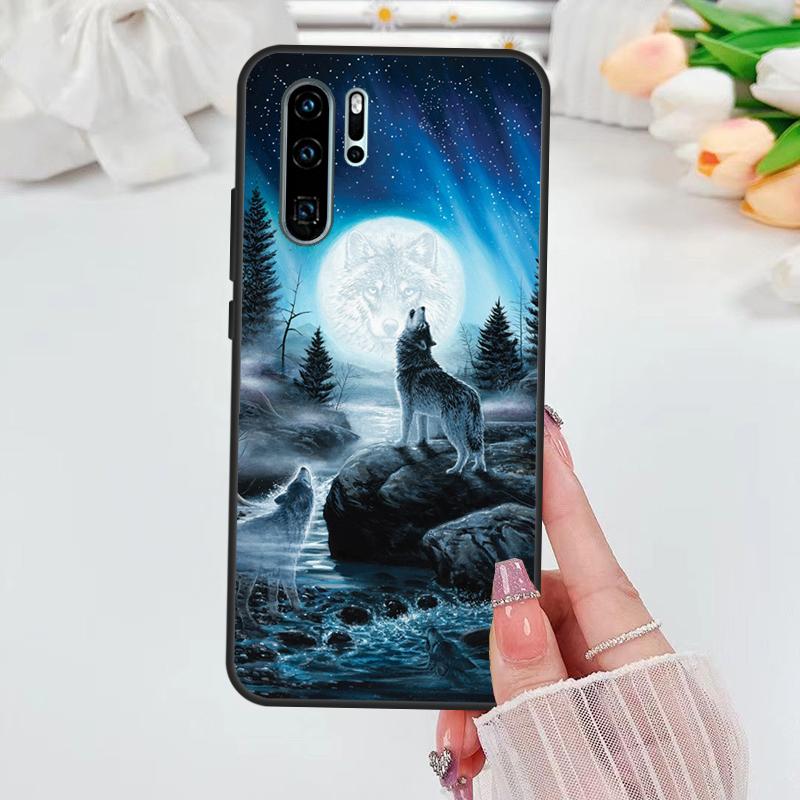 Animal The Wolf Howl Case For Huawei Nova 5T 3i 7i 8i 11i 10 9 SE Y60 Y61 Y70 Y90 P20 P40 Lite P60 P30 Pro Cover