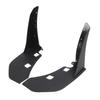 Pair of Front Bumper Corner Spoiler Black Prevent Collision Front Side Corner Winglet for Mustang GT500 2014 To 2021