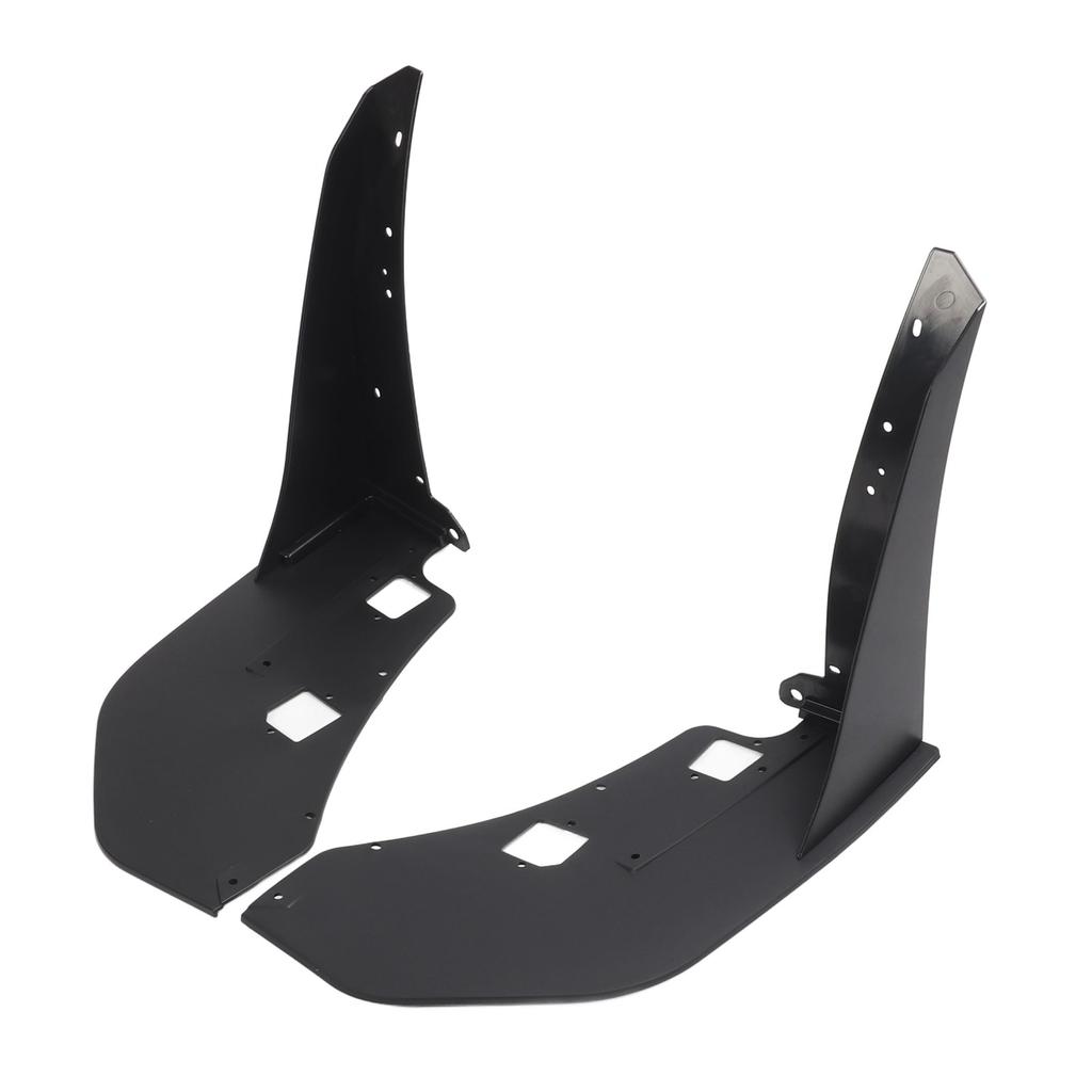 Pair of Front Bumper Corner Spoiler Black Prevent Collision Front Side Corner Winglet for Mustang GT500 2014 To 2021