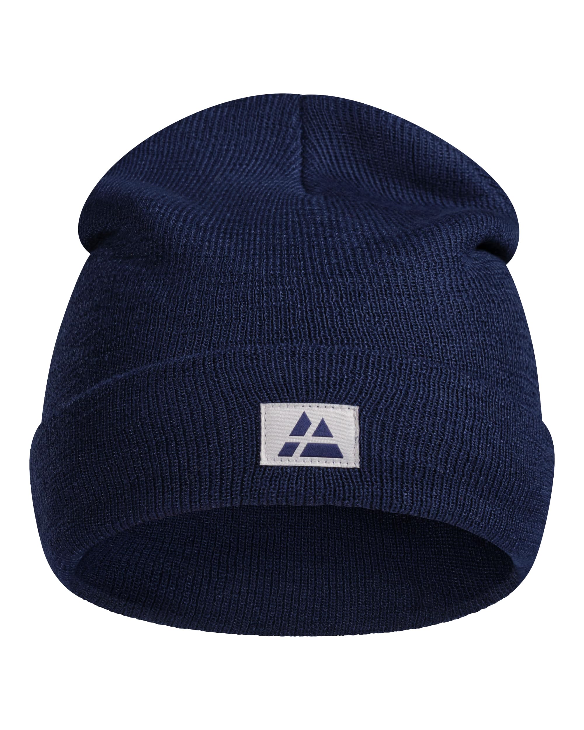 Recycled Polyester Beanie Knit Warm for Autumn and Winter [DANISH ENDURANCE] Hat, Blue,