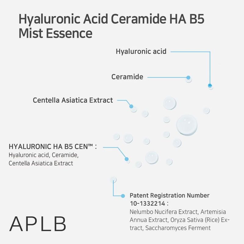 APLB - Hyaluronic Acid Ceramide HA B5 Mist Essence